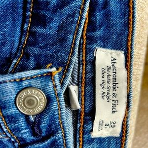 Abercrombie ankle straight ultra high rise - curve love